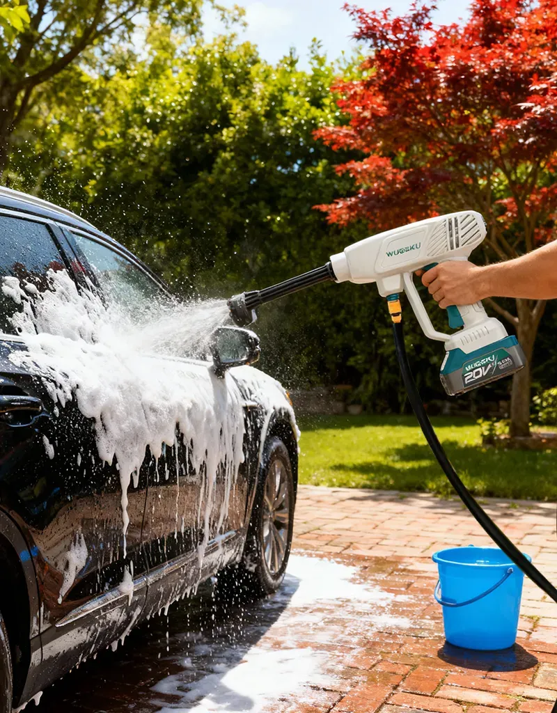 Cordless car washer